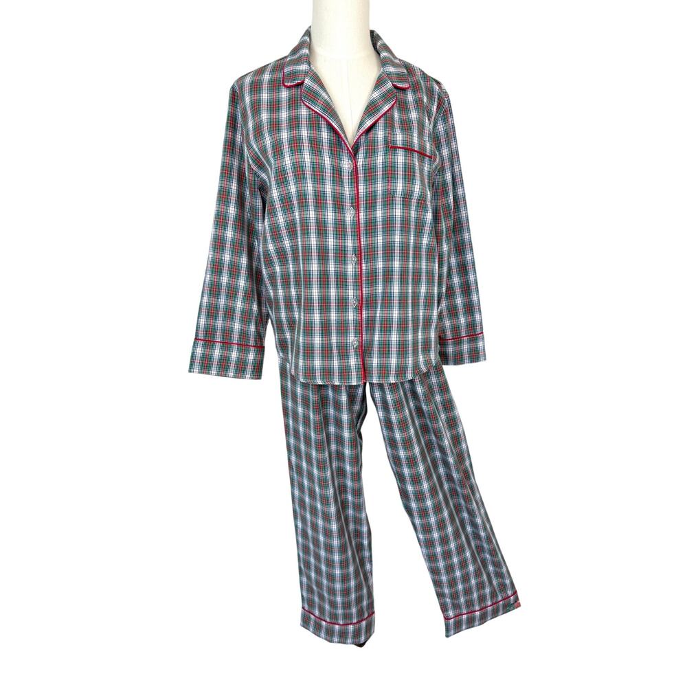 TBBC Beaufort Bonnet Matching Pajama Set Plaid Flannel XXL Sleep Loungewear PJs